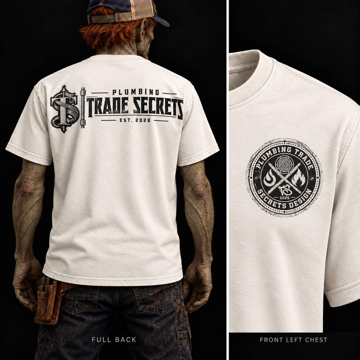 Trade Secrets Heritage – Vintage Plumber T-Shirt