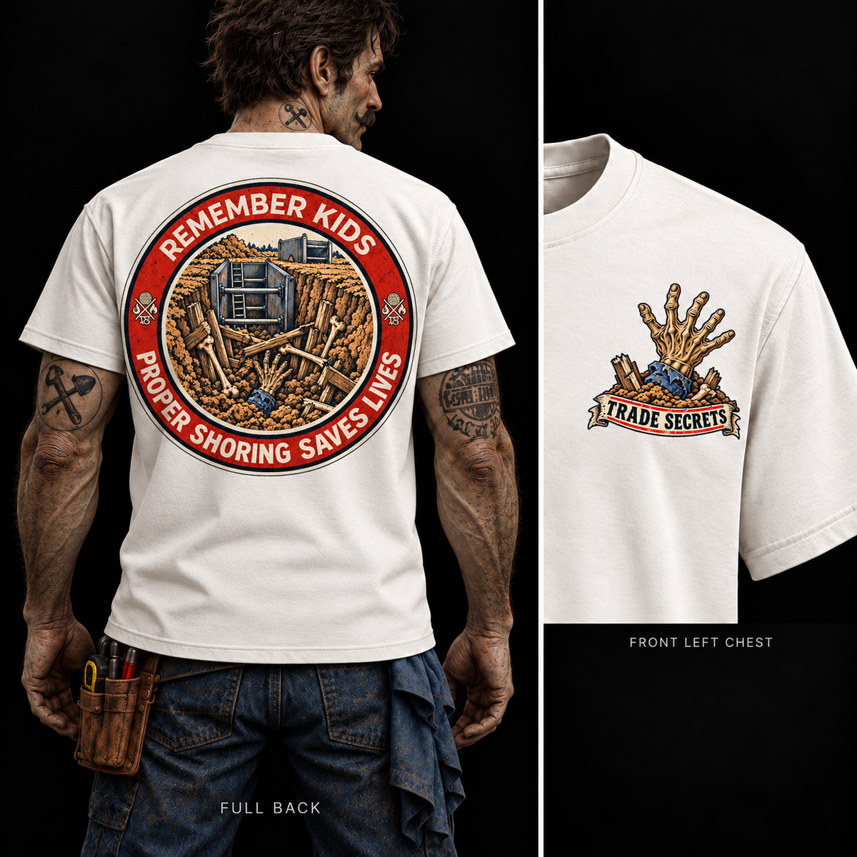 Remember Kids – Proper Shoring Saves Lives T-Shirt