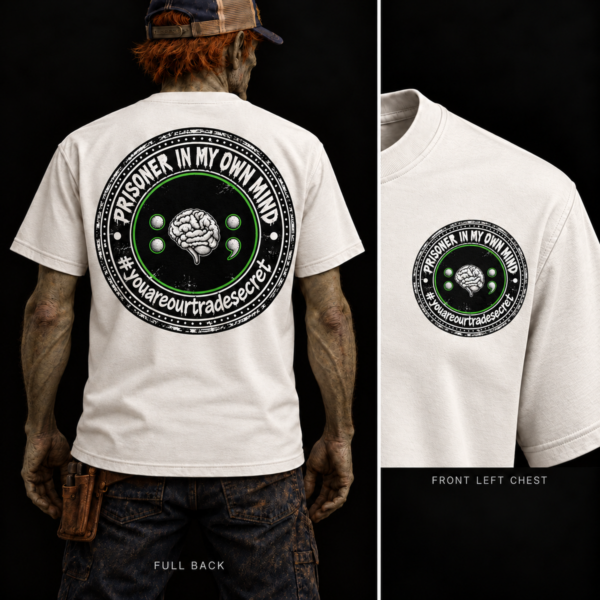 Prisoner in My Own Mind – Men's Mental Health Awareness Tee