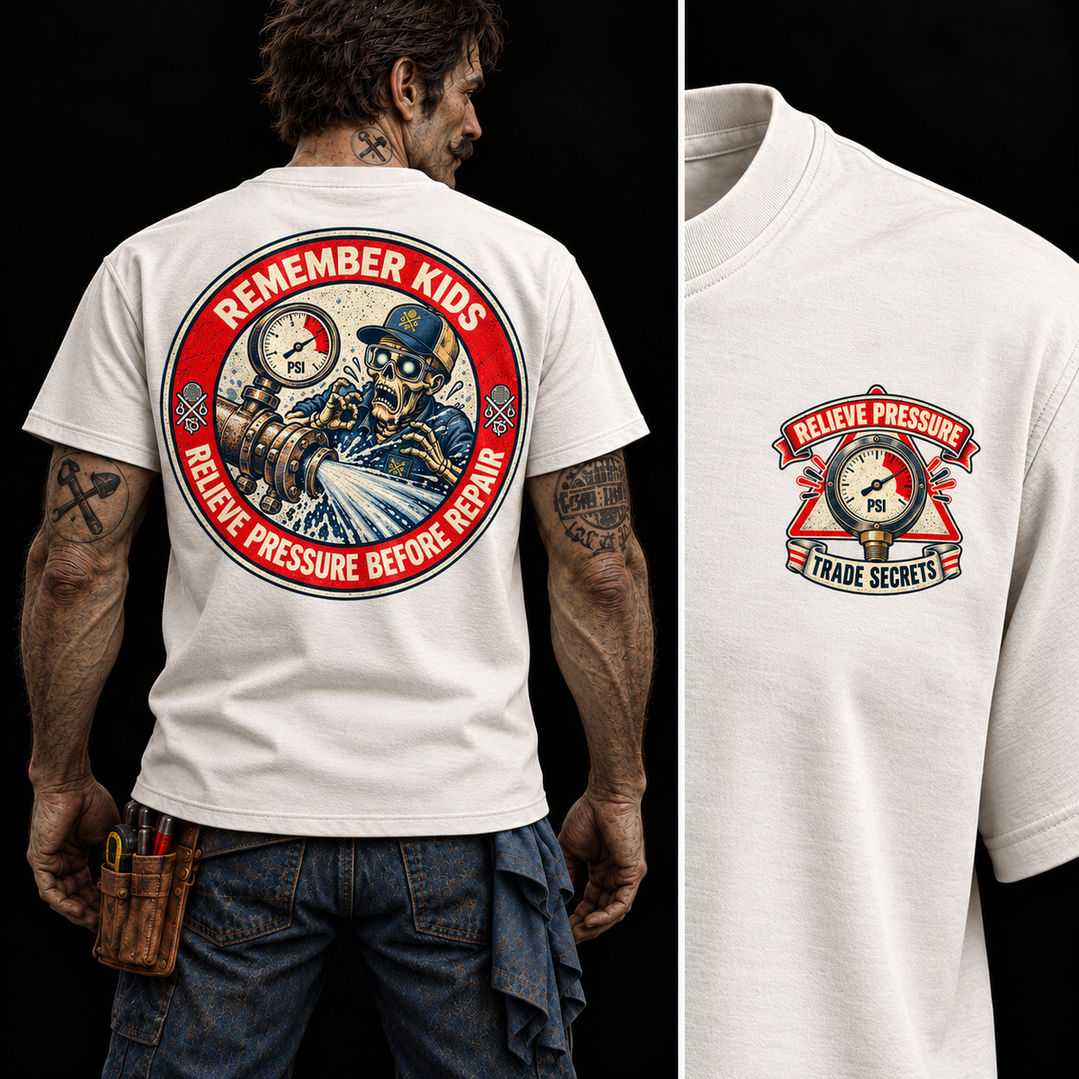 Remember Kids – Relieve Pressure Before Repair T-Shirt